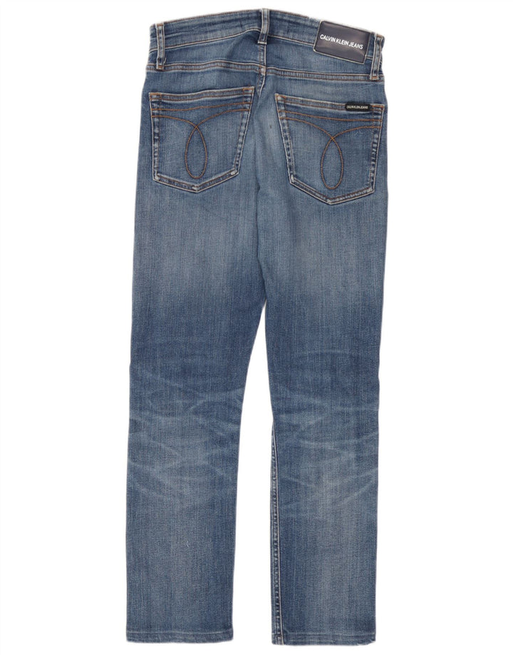 Calvin Klein Ανδρικό Slim Jeans W28 L27 Μπλε βαμβακερό