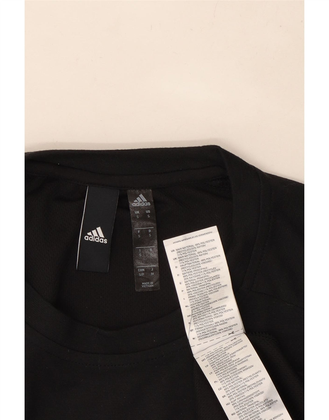 Ανδρικό T-Shirt ADIDAS Top Small Black Polyester