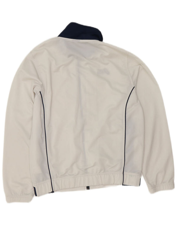 Ανδρική φόρμα Asics Top Jacket Small White Colourblock Polyester