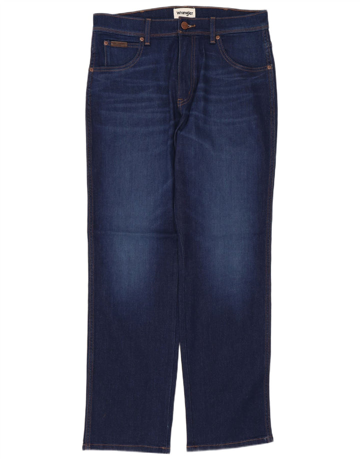Ανδρικό τζιν Texas Straight Wrangler W32 L30 Navy Blue Cotton