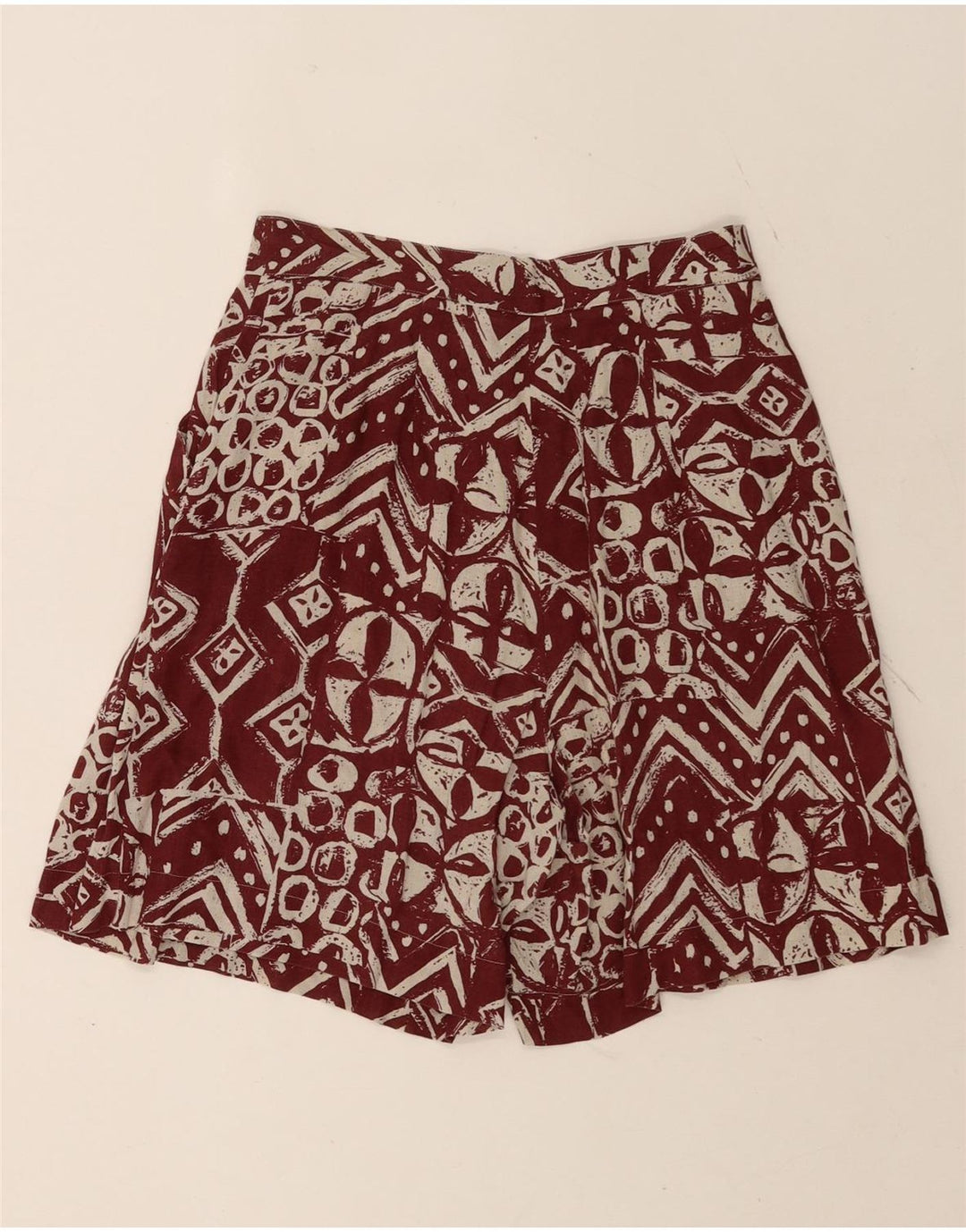 Marcello Cioni Γυναικείο σορτς Chino IT 44 Medium W26 Καφέ Γεωμετρικό
