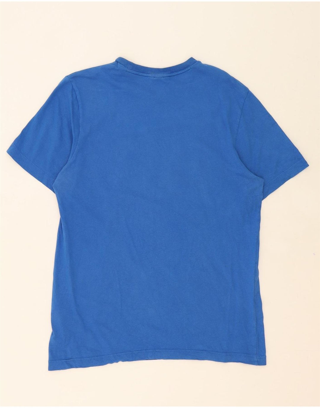 ADIDAS Mens Graphic T-Shirt Top Medium Blue Cotton Vintage Adidas and Second-Hand Adidas from Messina Hembry 