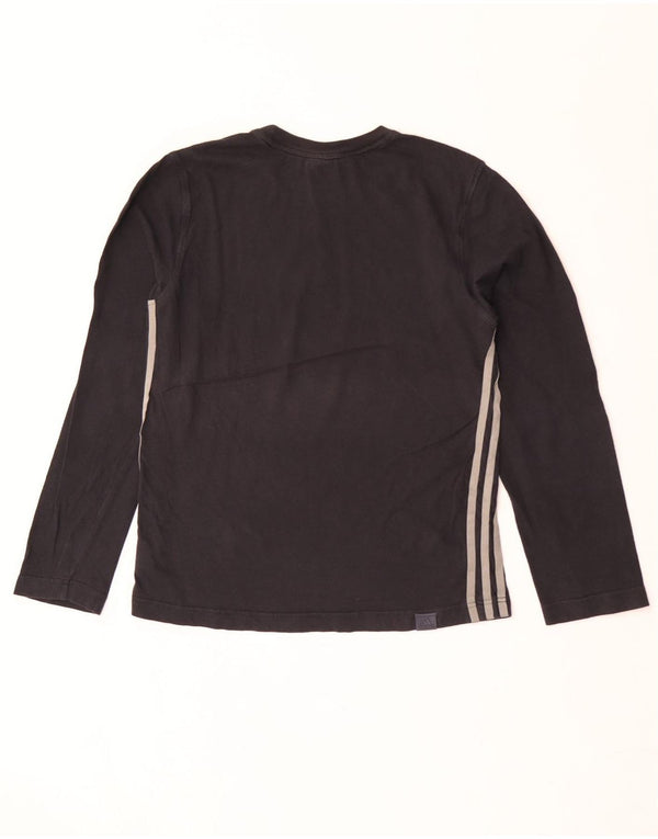 Adidas Boys Top Μακρυμάνικο 13-14 ετών Μαύρο Βαμβακερό