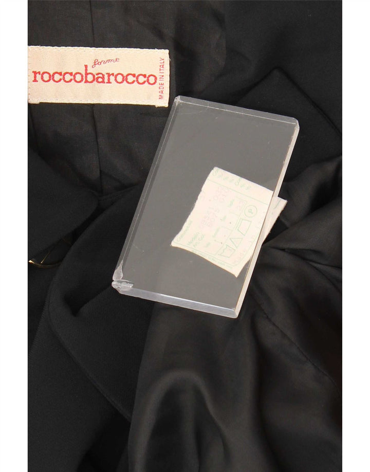 Roccobarocco Γυναικείο σακάκι με διπλό στήθος UK 18 XL Navy Blue