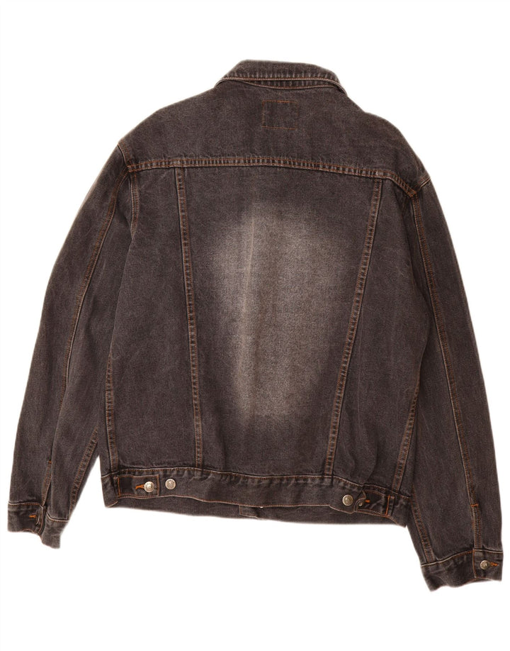 Ανδρικό τζιν μπουφάν TIMES UK 42 XL Γκρι βαμβακερό
