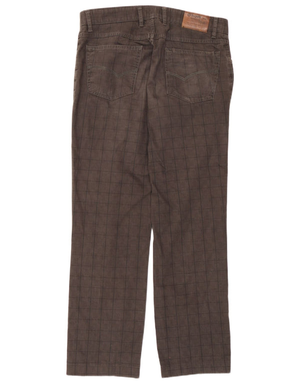 Ανδρικό ίσιο casual παντελόνι Bugatti IT 52 XL W36 L30 Grey Houndstooth