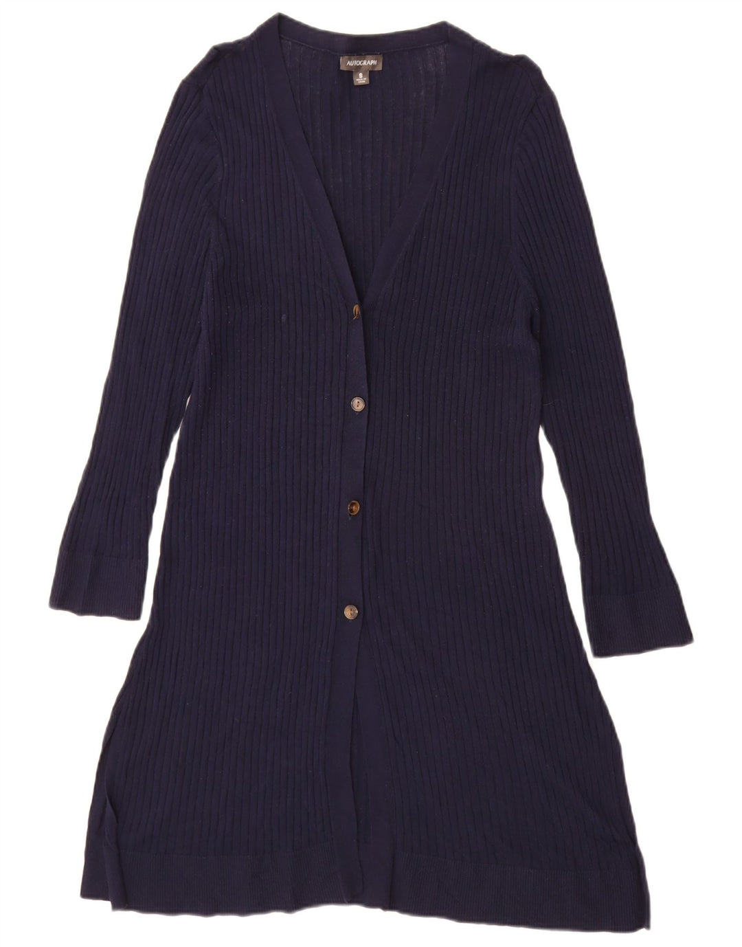 Marks & Spencer Γυναικείο πουλόβερ Cardigan Autograph UK 10 Small Navy Blue