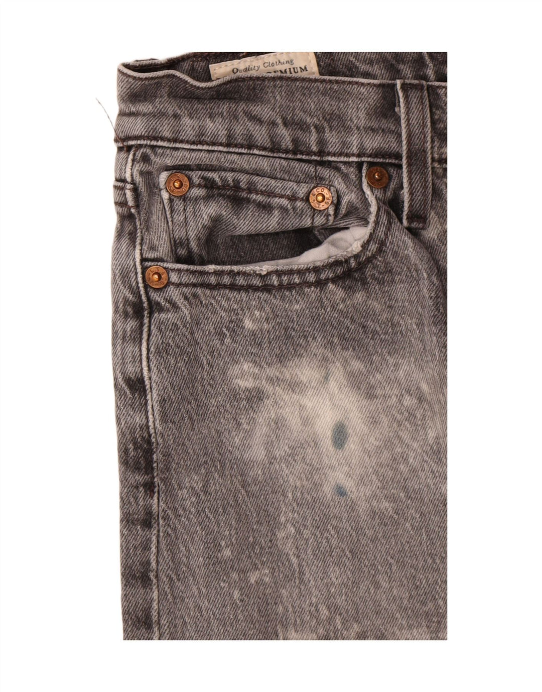 Γυναικείο Levi's Wedgie Straight Jeans W26 L26 Γκρι βαμβακερό