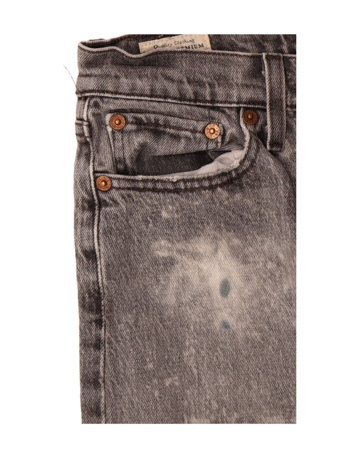 Γυναικείο Levi's Wedgie Straight Jeans W26 L26 Γκρι βαμβακερό