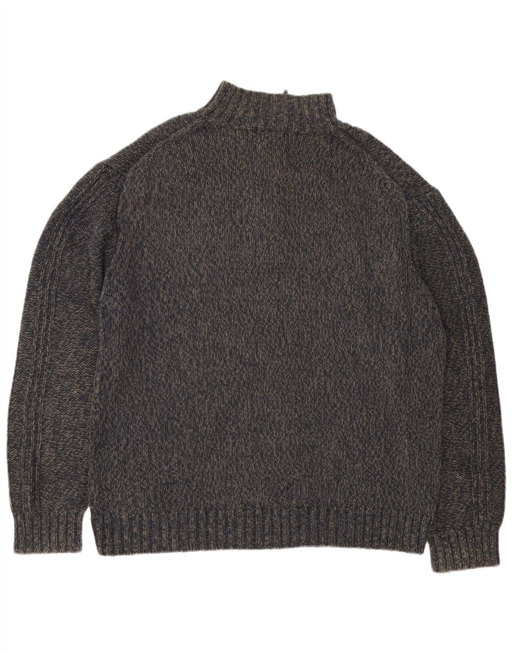 Ανδρικό πουλόβερ Marks & Spencer Blue Harbour με φερμουάρ XL Navy Blue