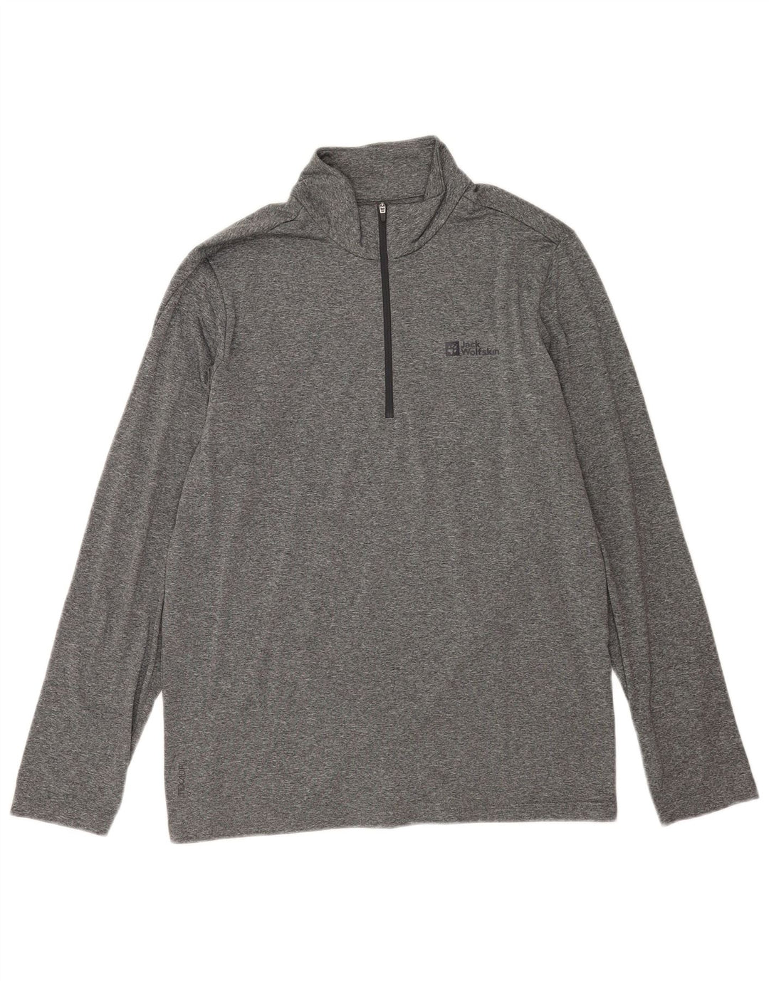 Ανδρική φόρμα πουλόβερ με φερμουάρ Jack Wolfskin Top UK 42 Large Grey
