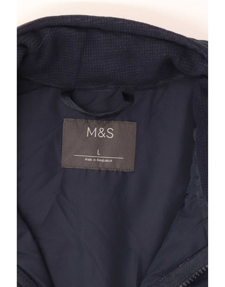 Ανδρική φόρμα Marks & Spencer Top Jacket Large Navy Blue Colourblock
