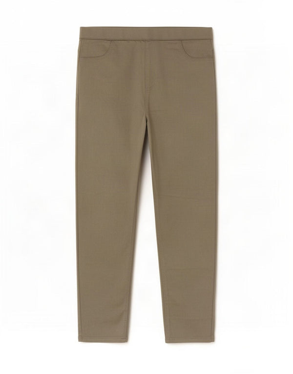 Marks & Spencer Γυναικεία Crop Jegging Jegging UK 16 Large W34 L25 Khaki Cotton