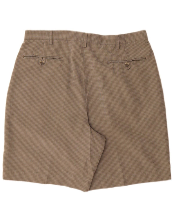 Ανδρικό σορτς Chino Marks & Spencer W36 Large Green Check Polyester