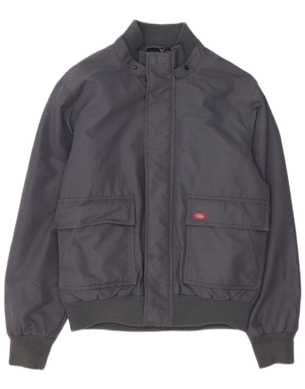 Dickies Mens Bomber Jacket UK 40 Large Grey Polyamide