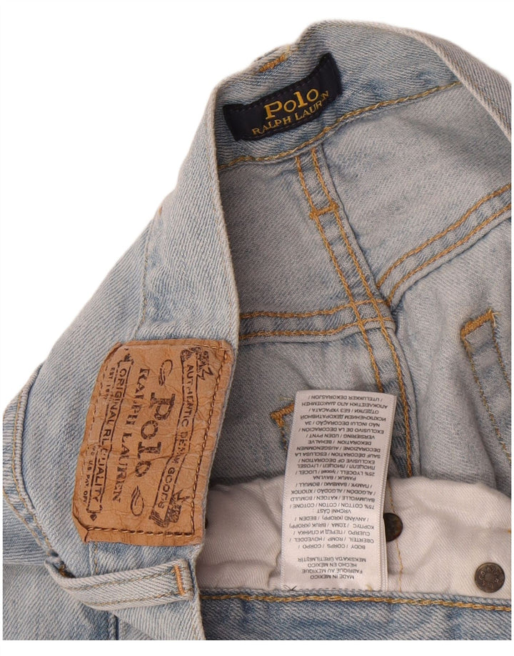 POLO RALPH LAUREN Γυναικείο ίσιο τζιν W26 L26 Μπλε βαμβακερό συνονθύλευμα
