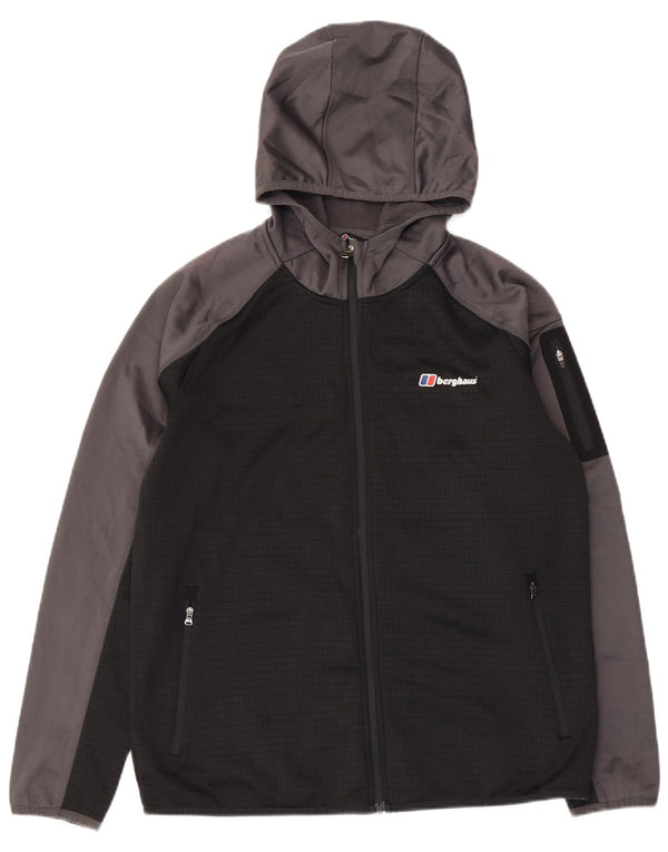 Πουλόβερ Berghaus Boys με κουκούλα με φερμουάρ 14-15 ετών Γκρι πολυεστέρας