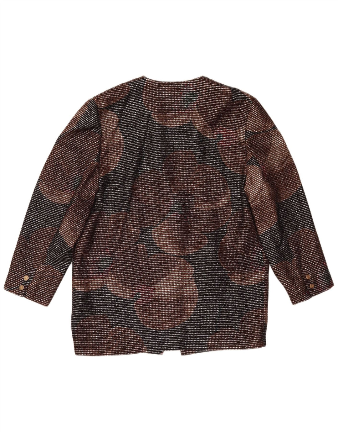 VINTAGE Γυναικείο σακάκι 1 κουμπιού σακάκι IT 46 μεγάλο πολύχρωμο γεωμετρικό