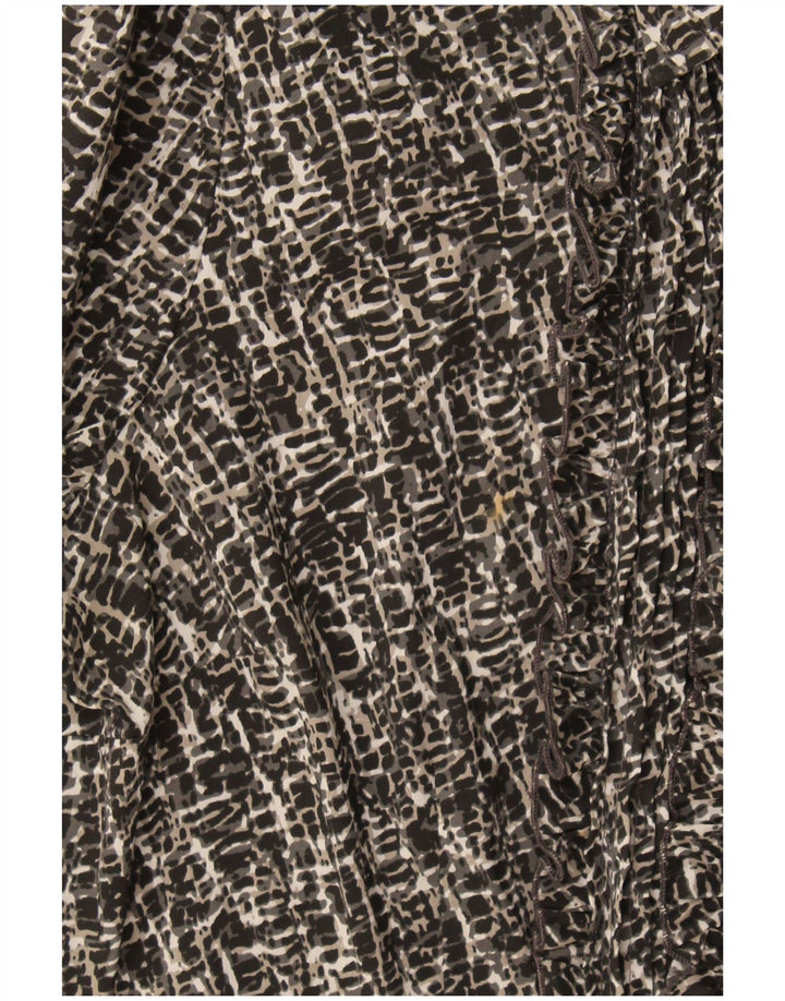 Γυναικείο πουκάμισο Valentina's Abstract Pattern UK 14 Μεσαίο γκρι βαμβακερό