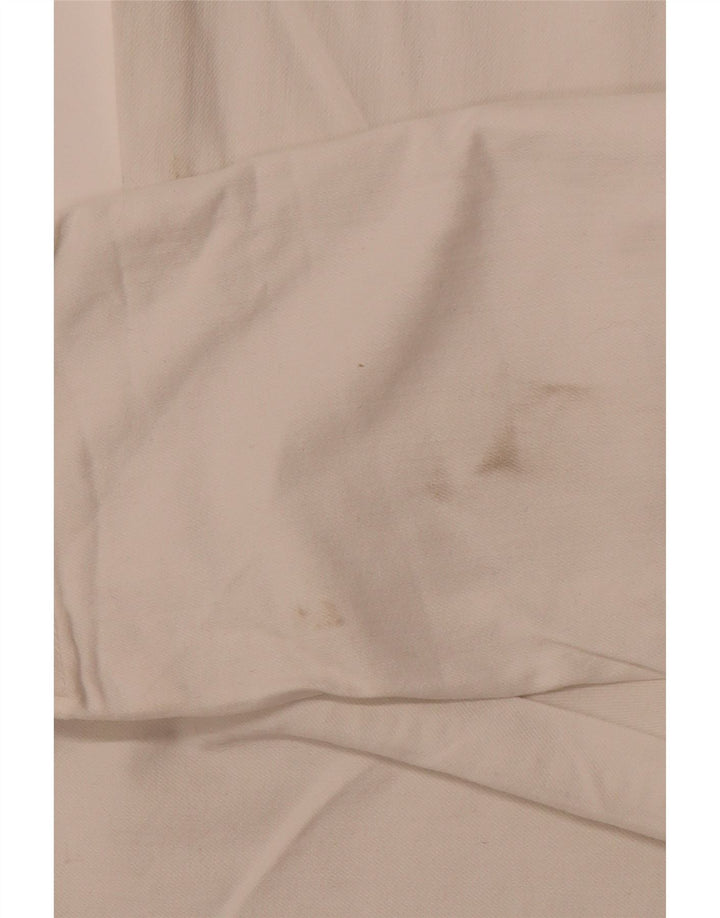 CREW CLOTHING Γυναικείο Slim Casual Παντελόνι UK 12 Medium W30 L29 Λευκό