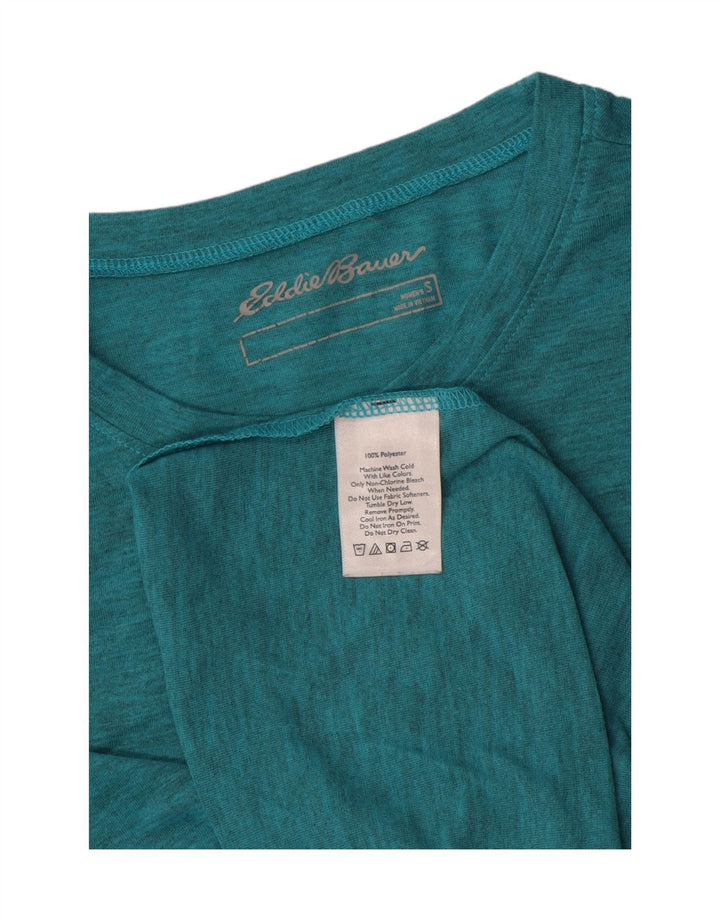 EDDIE BAUER Γυναικείο T-Shirt Top 10 Small Green Flecked Polyester