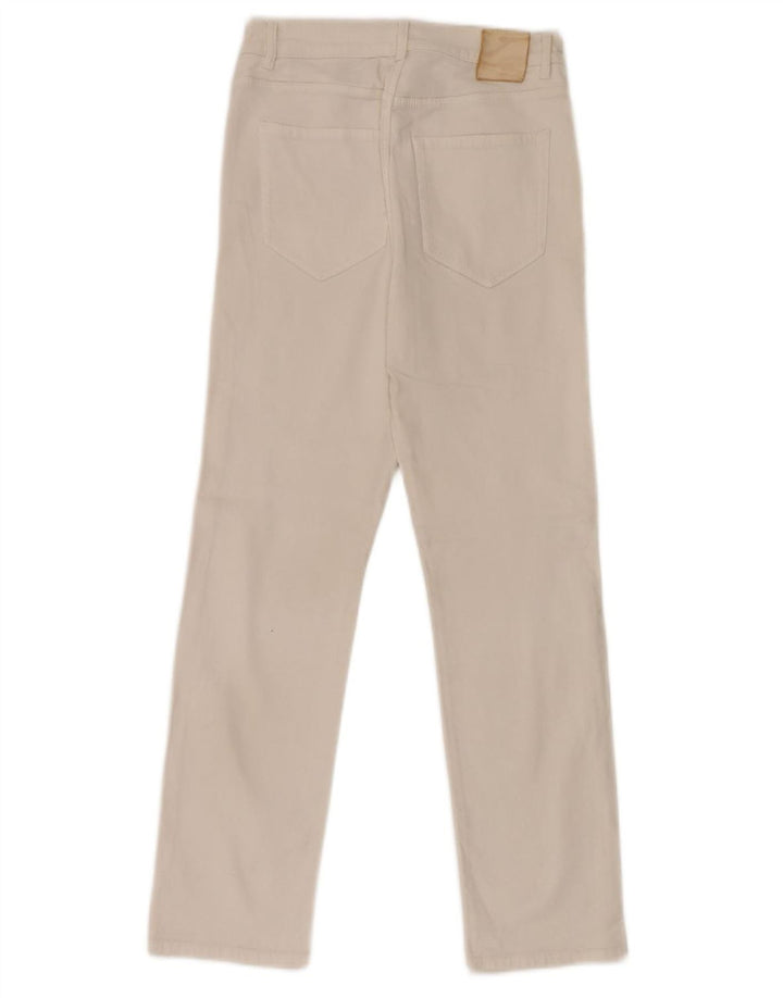 MASSIMO DUTTI Womens Straight Jeans EU 36 XS W26 L28 White