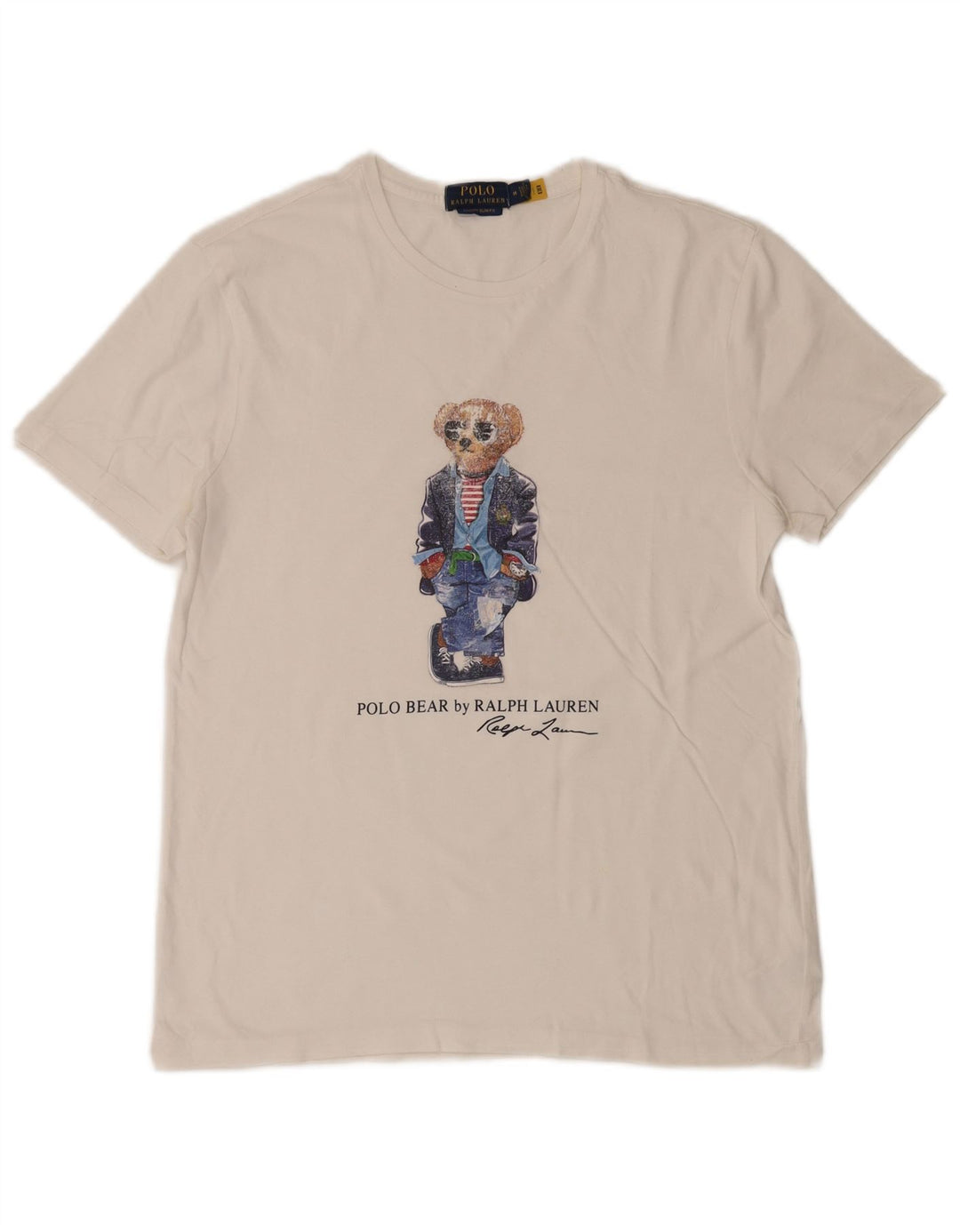 Μπλουζάκι POLO RALPH LAUREN Ανδρικό γραφικό μπλουζάκι με λεπτή εφαρμογή, μεσαίο βαμβακερό