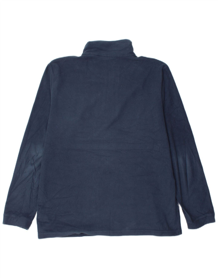 MOUNTAIN WAREHOUSE Ανδρικό φερμουάρ Fleece Jumper Μεγάλο Navy Blue Polyester