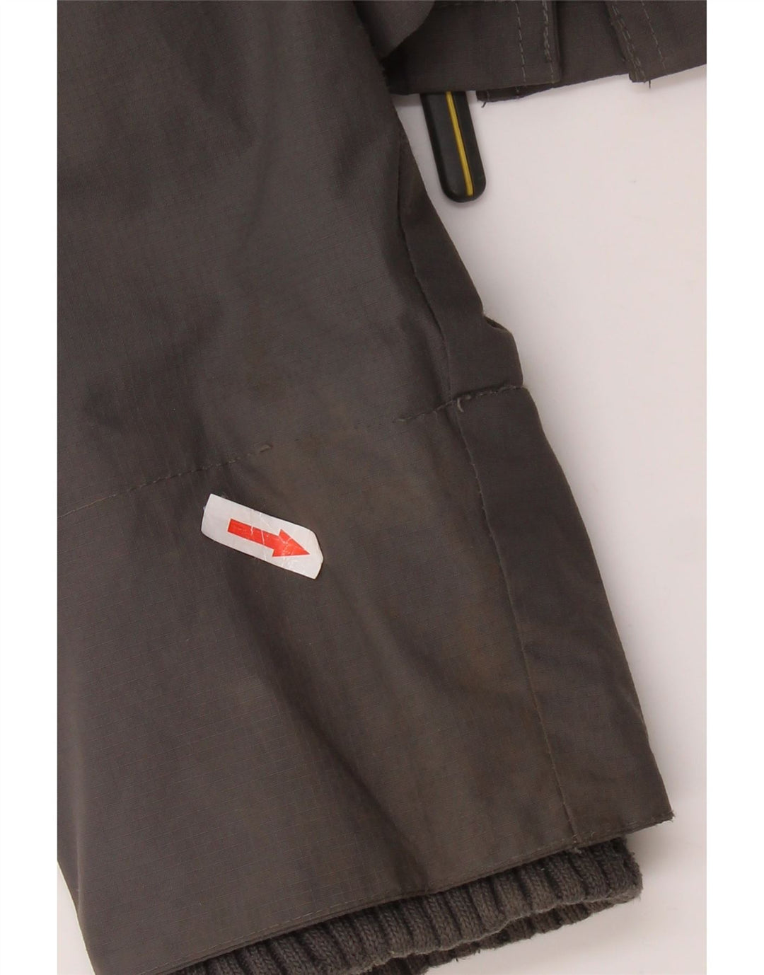 Ανδρικό μπουφάν SUPERDRY με κουκούλα αντιανεμικό UK 38 Medium Grey Nylon