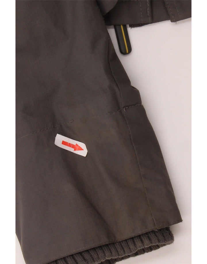 Ανδρικό μπουφάν SUPERDRY με κουκούλα αντιανεμικό UK 38 Medium Grey Nylon