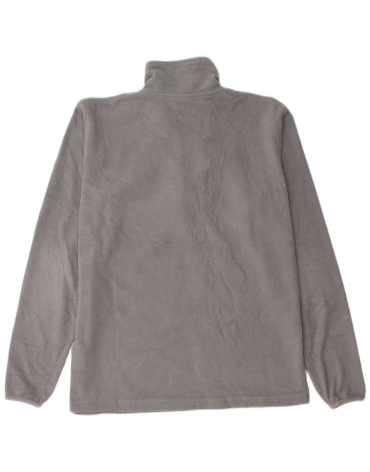Lotto Ανδρικό φερμουάρ Fleece Jumper Μεγάλο Γκρι Πολυεστέρας