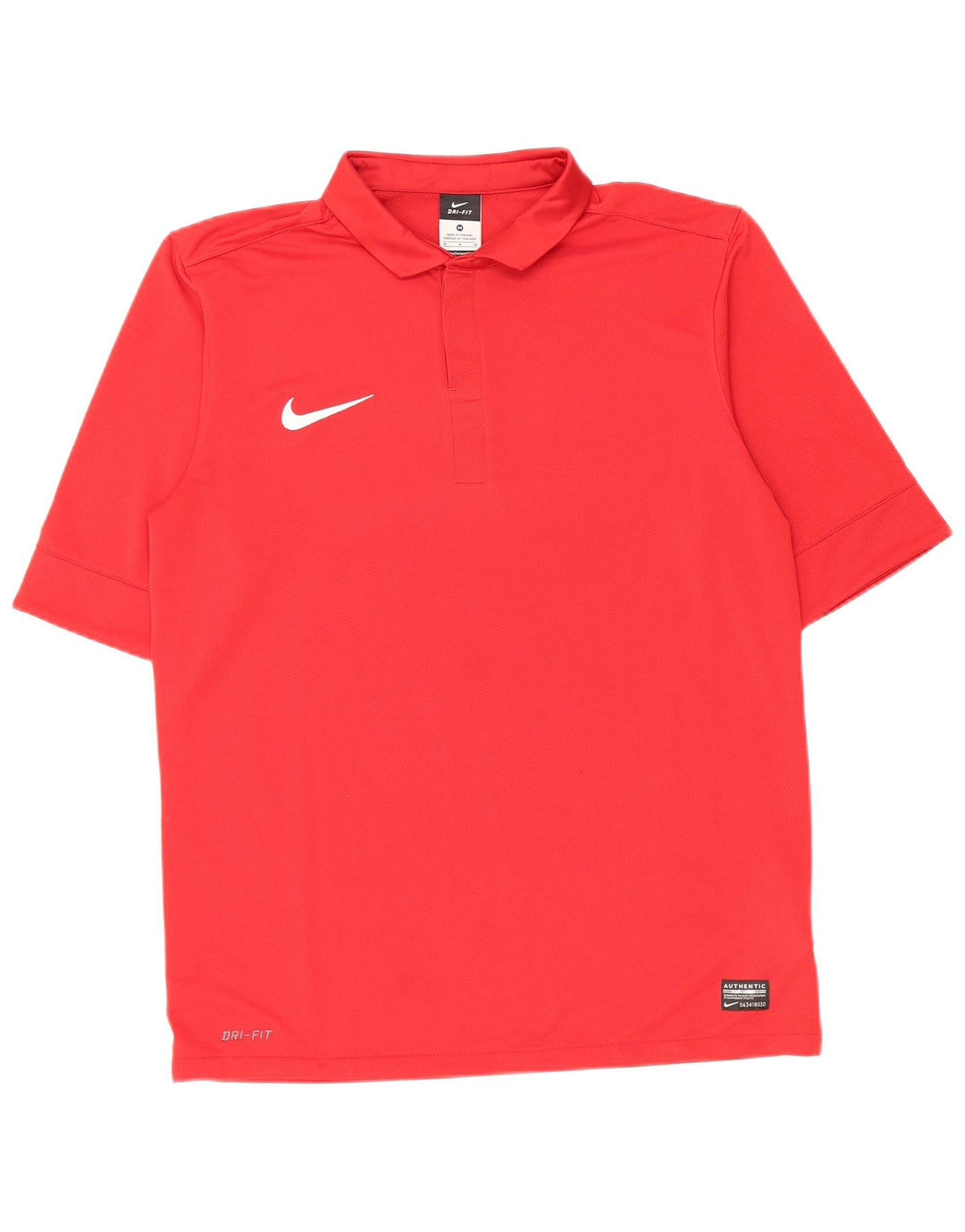 Ανδρικό μπλουζάκι Nike Dri Fit Polo με μεσαίο κόκκινο πολυεστέρα