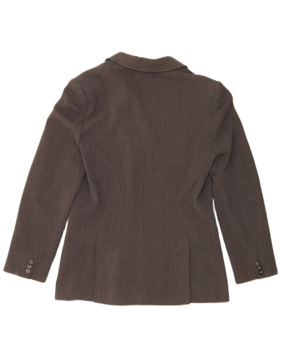 Max Mara Γυναικείο Σαββατοκύριακο Blazer Jacket UK 16 Large Grey Chevron