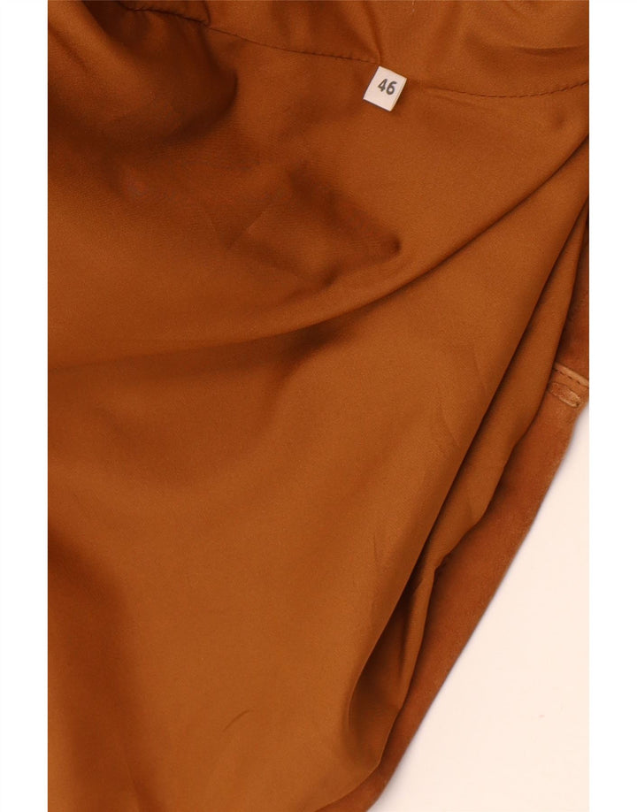 Vintage Γυναικείο Suede Oversized Πανωφόρι IT 46 Large Brown