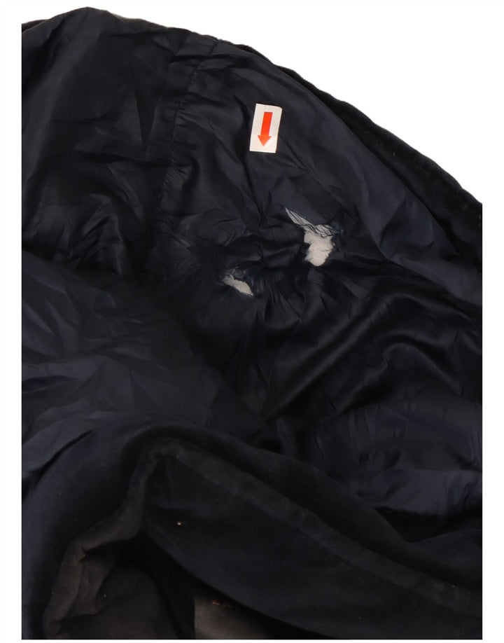 Zara Ανδρικό μπουφάν με κουκούλα UK 40 Large Navy Blue Polyester