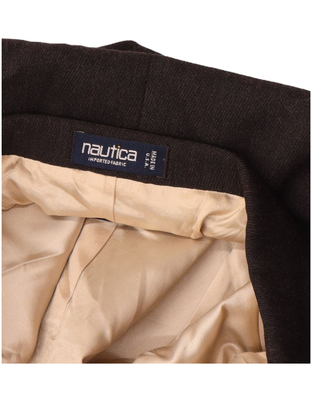 NAUTICA Ανδρικό σακάκι σακάκι με 3 κουμπιά UK 38 Medium Grey Wool