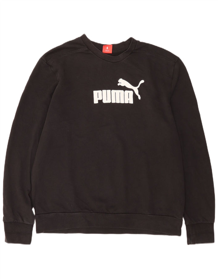 Ανδρικό γραφικό φούτερ Puma Jumper 2XL Μαύρο βαμβακερό