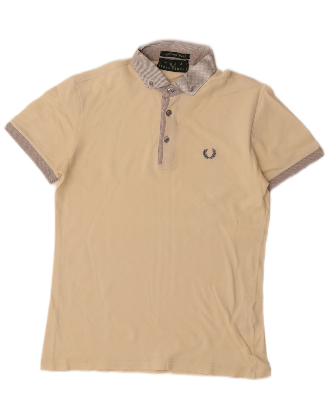 Fred Perry Ανδρικό πουκάμισο Polo Μικρό σε λευκό βαμβακερό