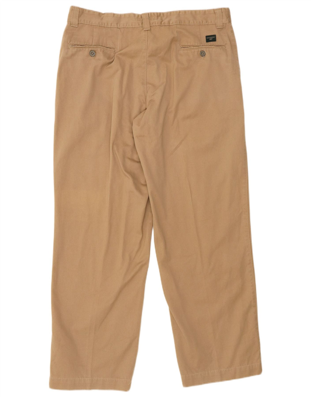 DOCKERS Ανδρικό Χακί ίσιο παντελόνι Chino W36 L32 Μπεζ