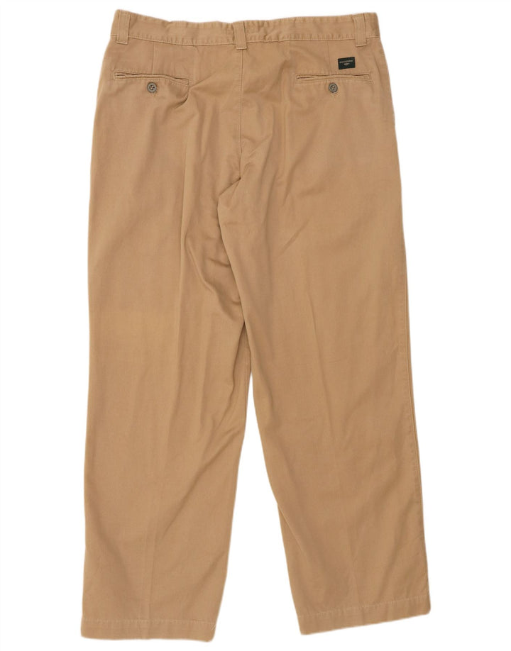 DOCKERS Ανδρικό Χακί ίσιο παντελόνι Chino W36 L32 Μπεζ