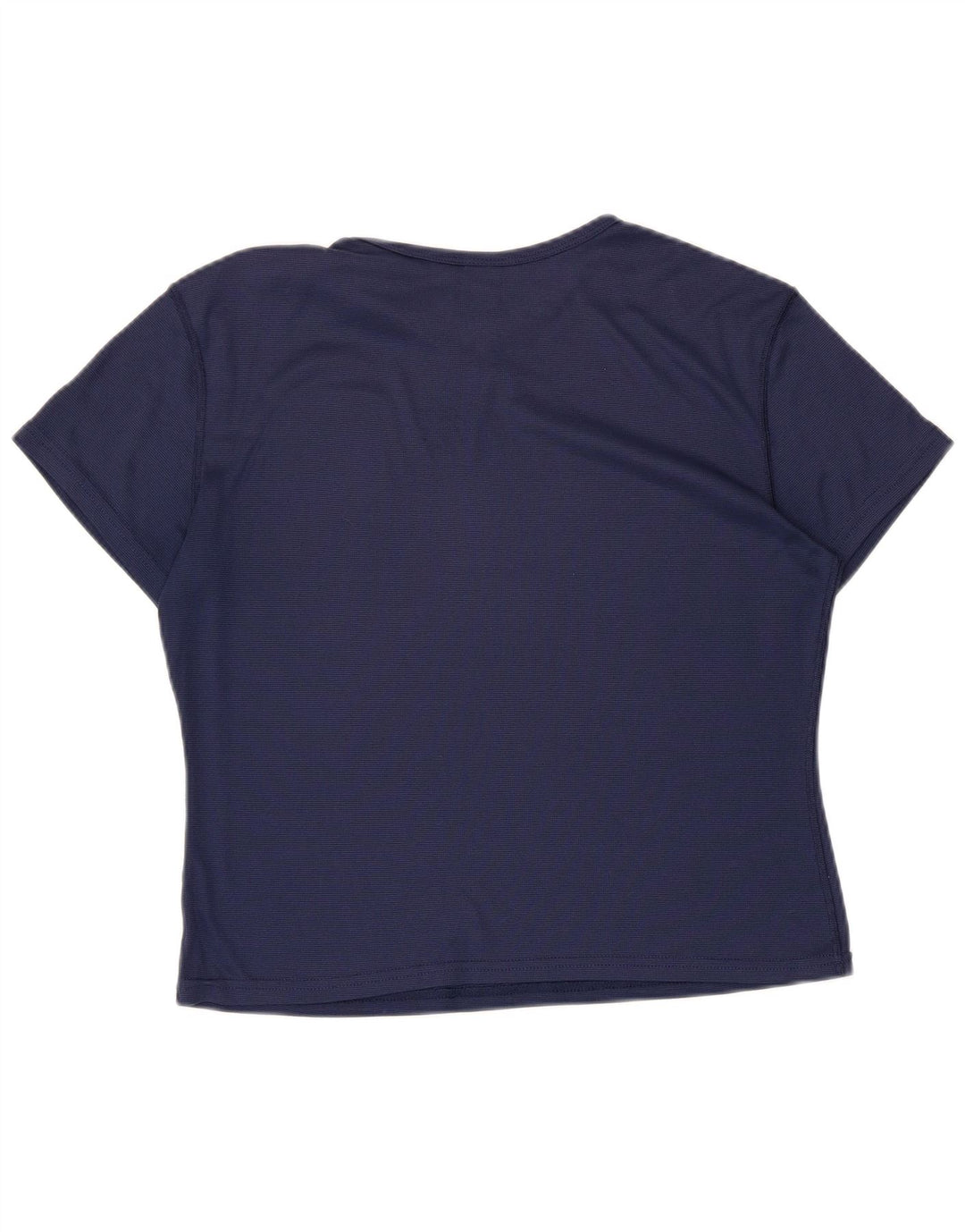 PATAGONIA Womens T-Shirt Top UK 14 Large Navy Blue Polyester