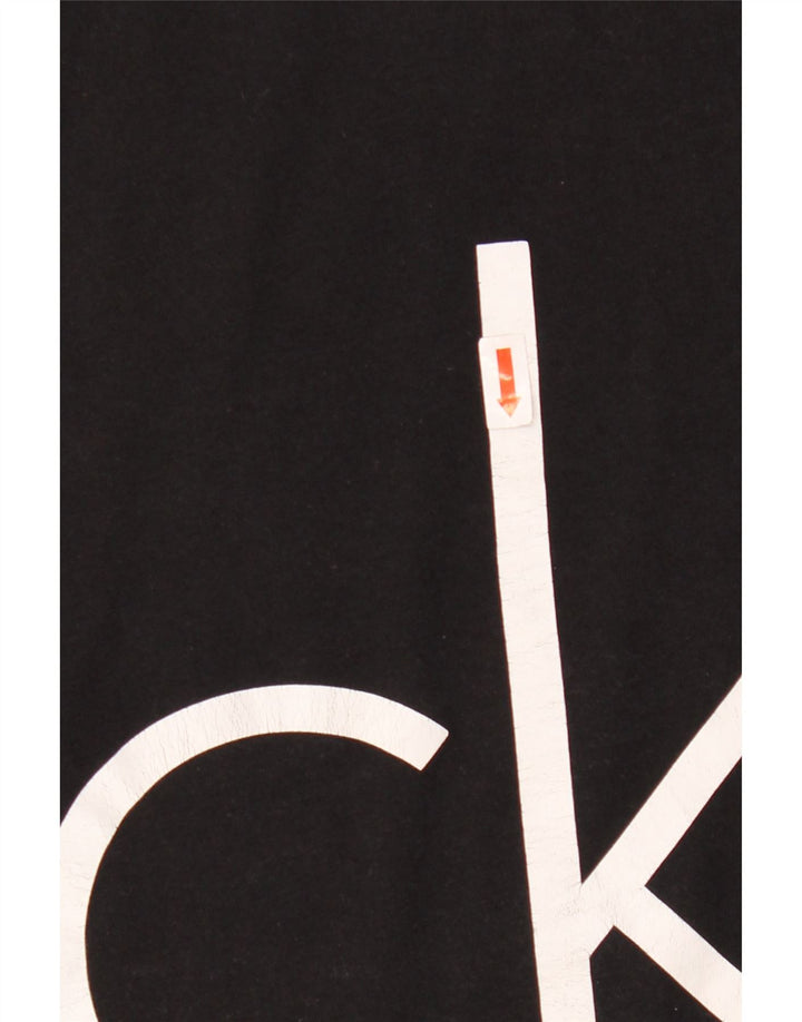Γραφικό ανδρικό μπλουζάκι Calvin Klein Top Large Μαύρο