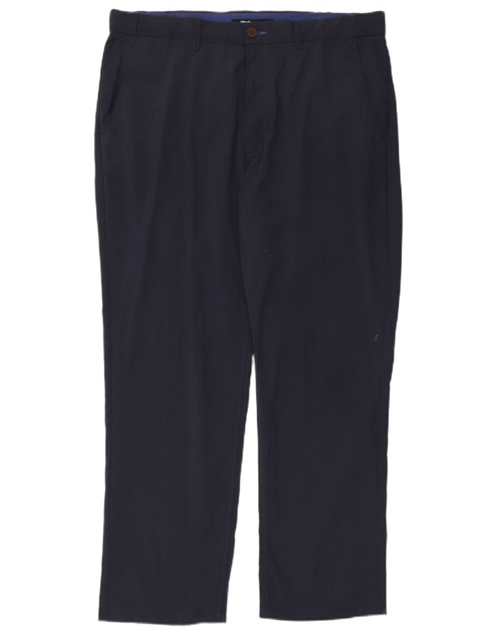 Ανδρικό ίσιο παντελόνι Chino Rohan W40 L30 Navy Blue Polyamide