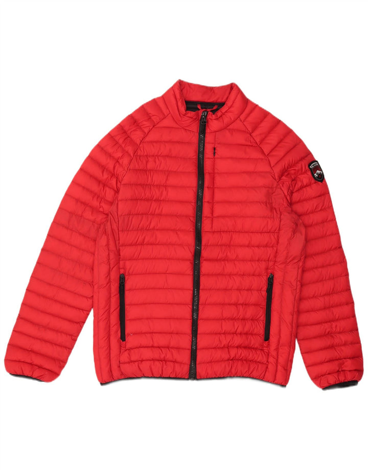 Superdry Ανδρικό μπουφάν με επένδυση UK 44 2XL Red Nylon