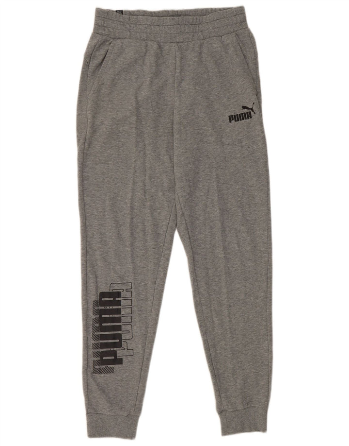 Ανδρική φόρμα αθλητικής φόρμας PUMA γραφική Joggers Medium Grey