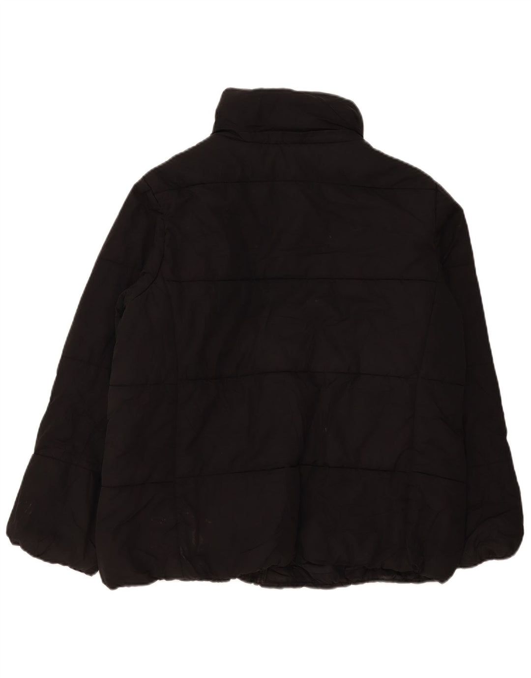 Marks & Spencer Γυναικείο μπουφάν με επένδυση UK 18 XL μαύρο πολυεστέρα