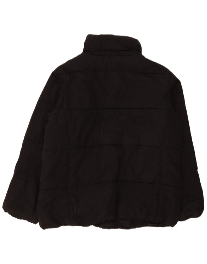 Marks & Spencer Γυναικείο μπουφάν με επένδυση UK 18 XL μαύρο πολυεστέρα