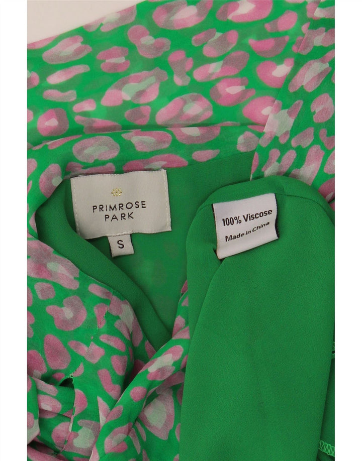 Γυναικεία φούστα Vintage Μικρή W33 με πράσινη βισκόζη