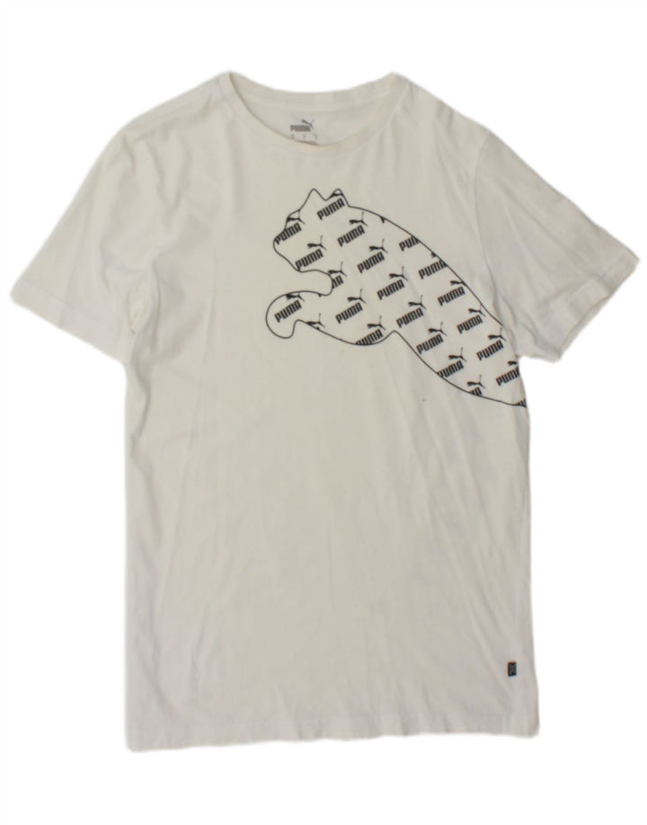 Ανδρικό γραφικό T-Shirt Puma Top Small White