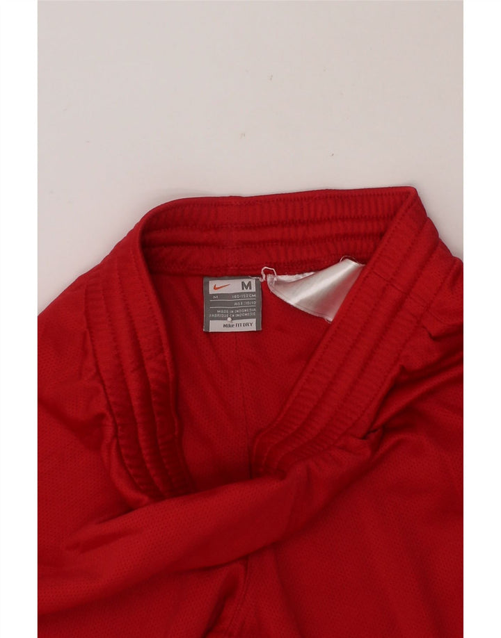 NIKE Boys Dri Fit Sport Shorts 10-11 Years Medium Red Polyester Vintage Nike and Second-Hand Nike from Messina Hembry 